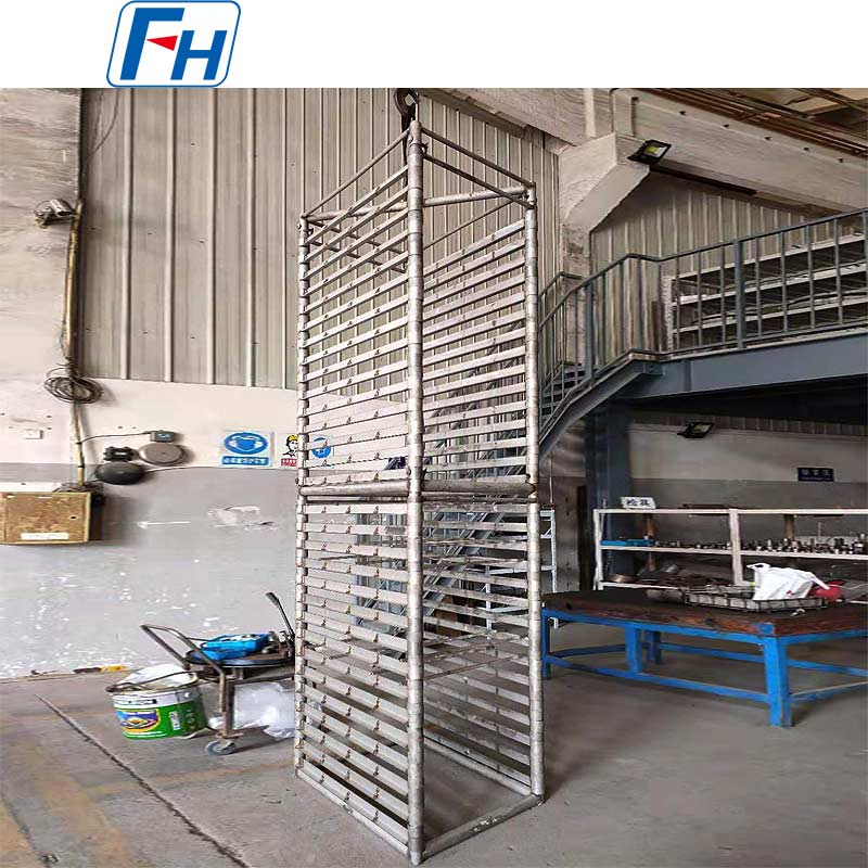 Крепление сварных стоек FH® 310S для печи азотирования
