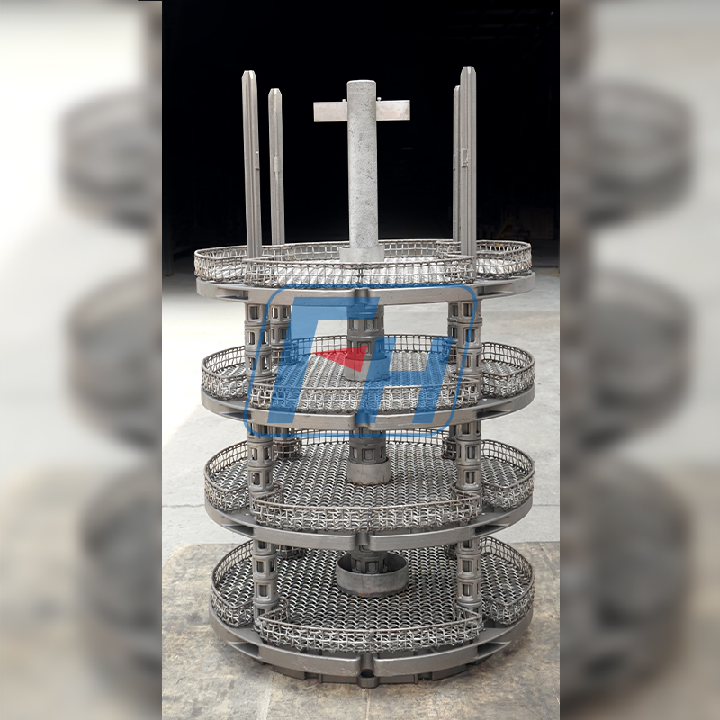 Диаметр приспособления для ямной печи 710x1200 мм.