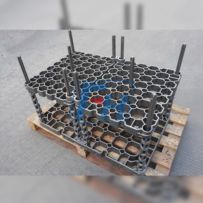 900x600x600 Крепление для вакуумной печи, толщина лотка Middlet 45 мм